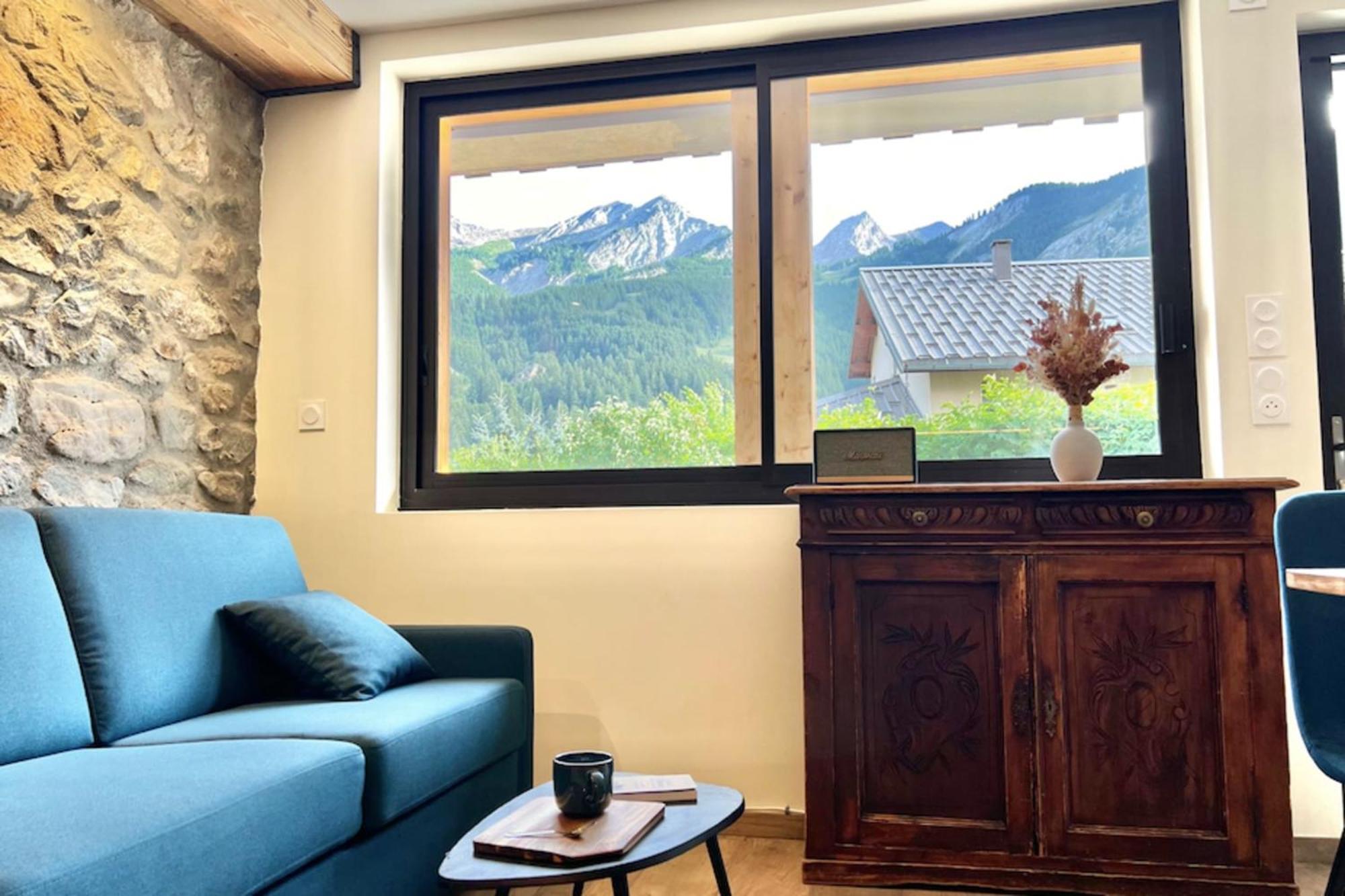 T2 With View At The Foot Of The Slopes Apartment Le Monetier-les-Bains Bagian luar foto